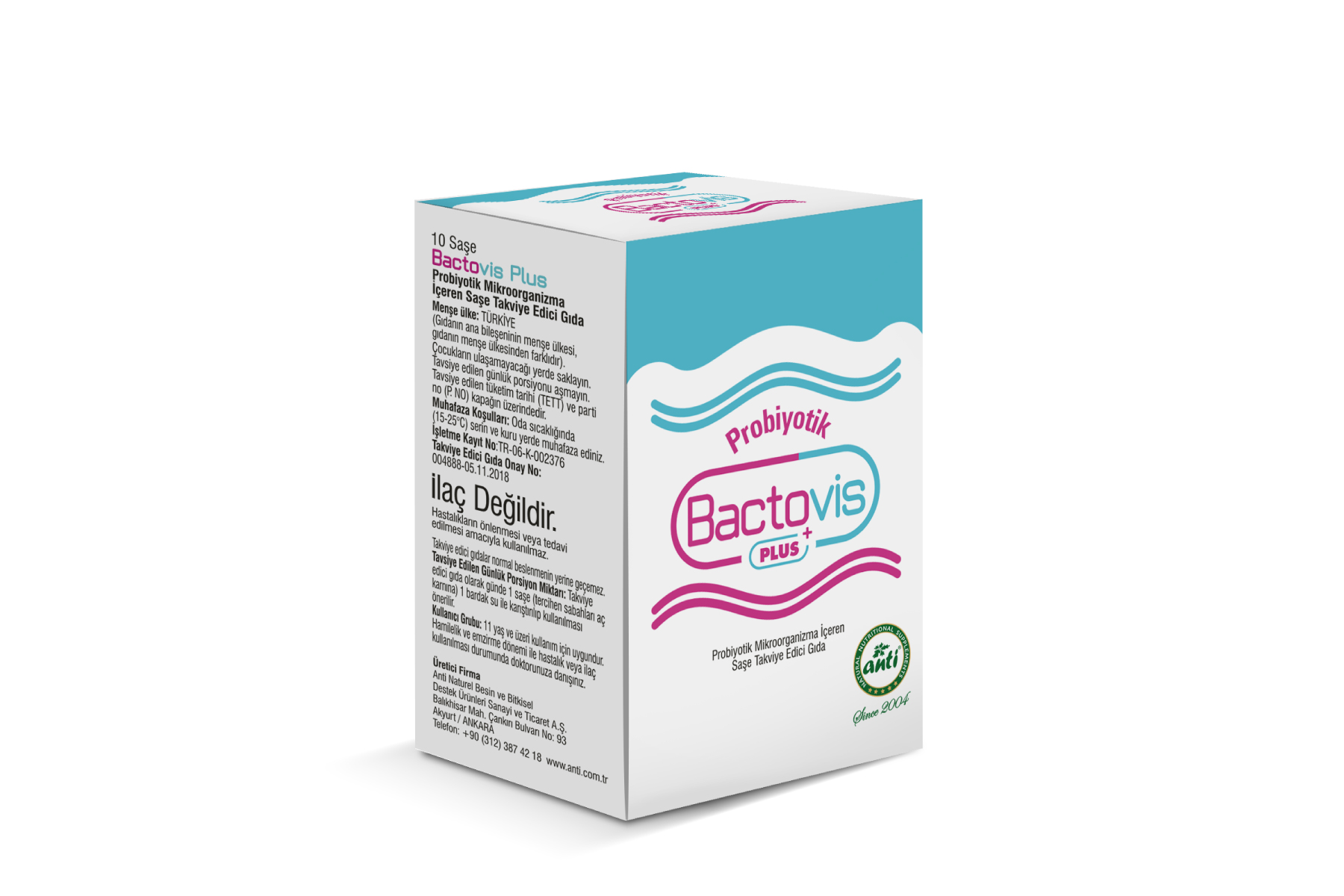 Bactovis Plus Probiyotik + Prebiyotik + S.Boulardii