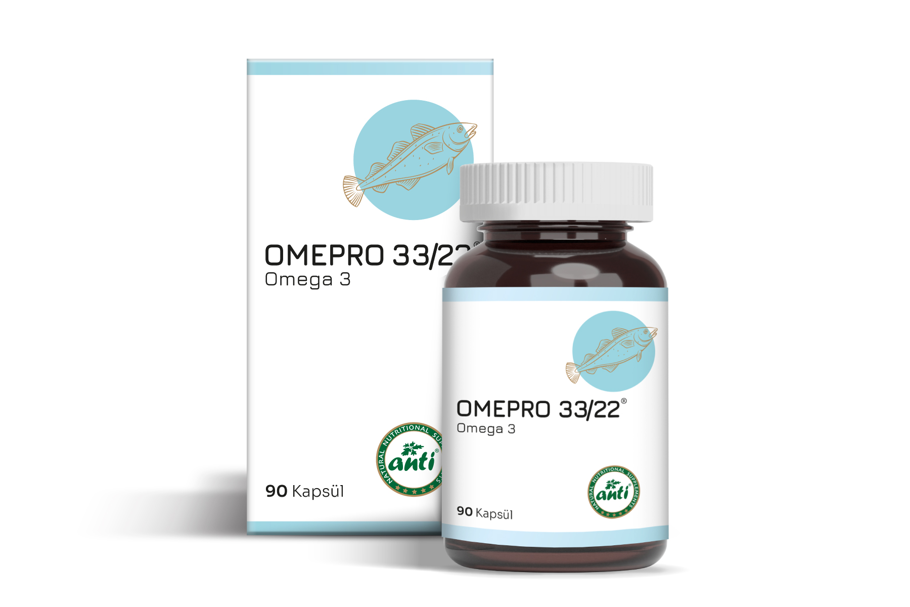 Omepro 3322 ® Omega3 Trigliserit Form Balık Yağı